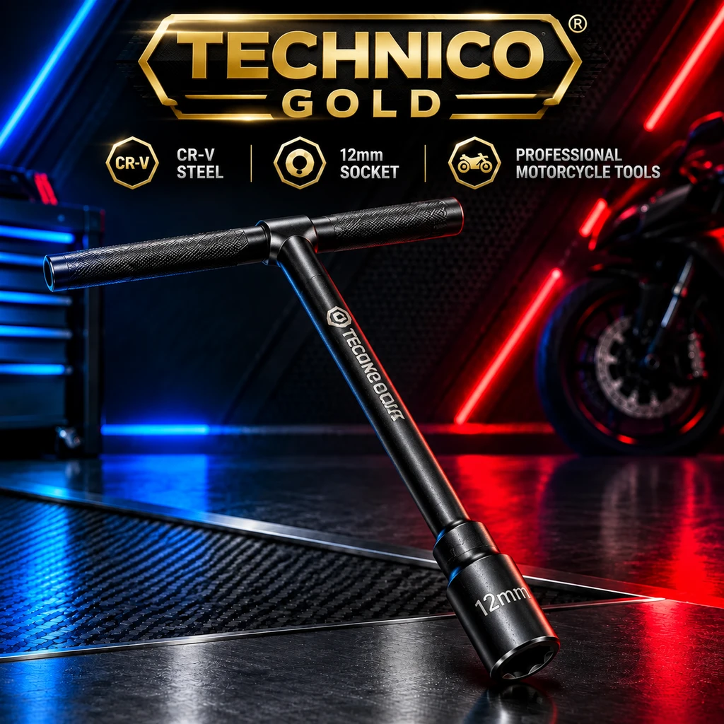 آچار T سایز ۱۲ میلی‌متر تکنیکو گلد (Technico Gold) فولادی CR-V